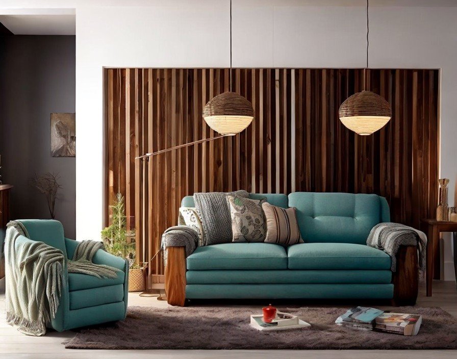 How to Match Wood Furniture with Living Room Decoration